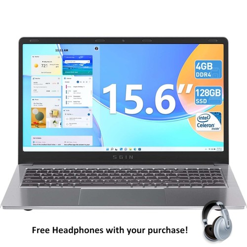 Sgin m15 4gb 128gb - sgin, 15.6"