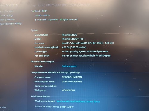 Lenovo windows 4gb ram - windows,