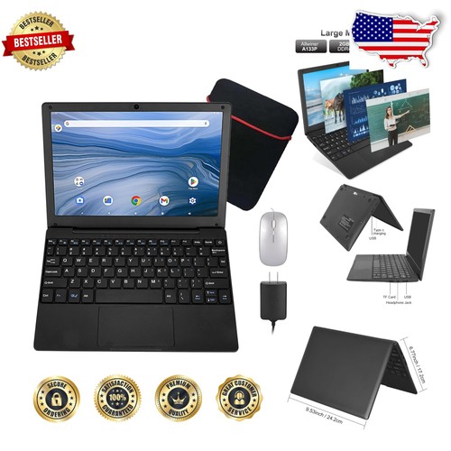 Sleek black android - black,