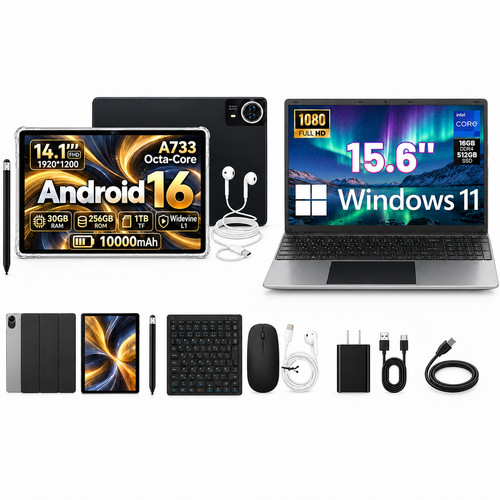 Tablet android 16 - 14.1",